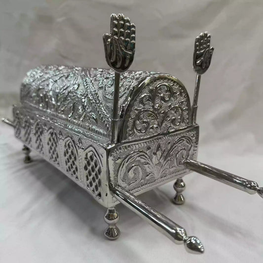 Moharram Azakhana Taboot Home Silver Crafted Small Size