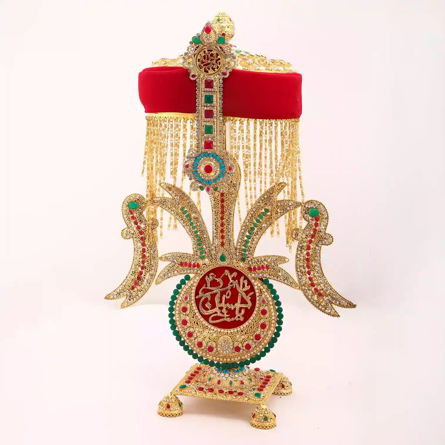 Ya Hussain a.s and Zulfiqar Kashi Multi Stone Work Stand Panja