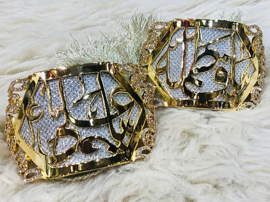 24k Gold Plated Imam Ali (a.s) & Bibi Fatima (s.a) Imamzamin