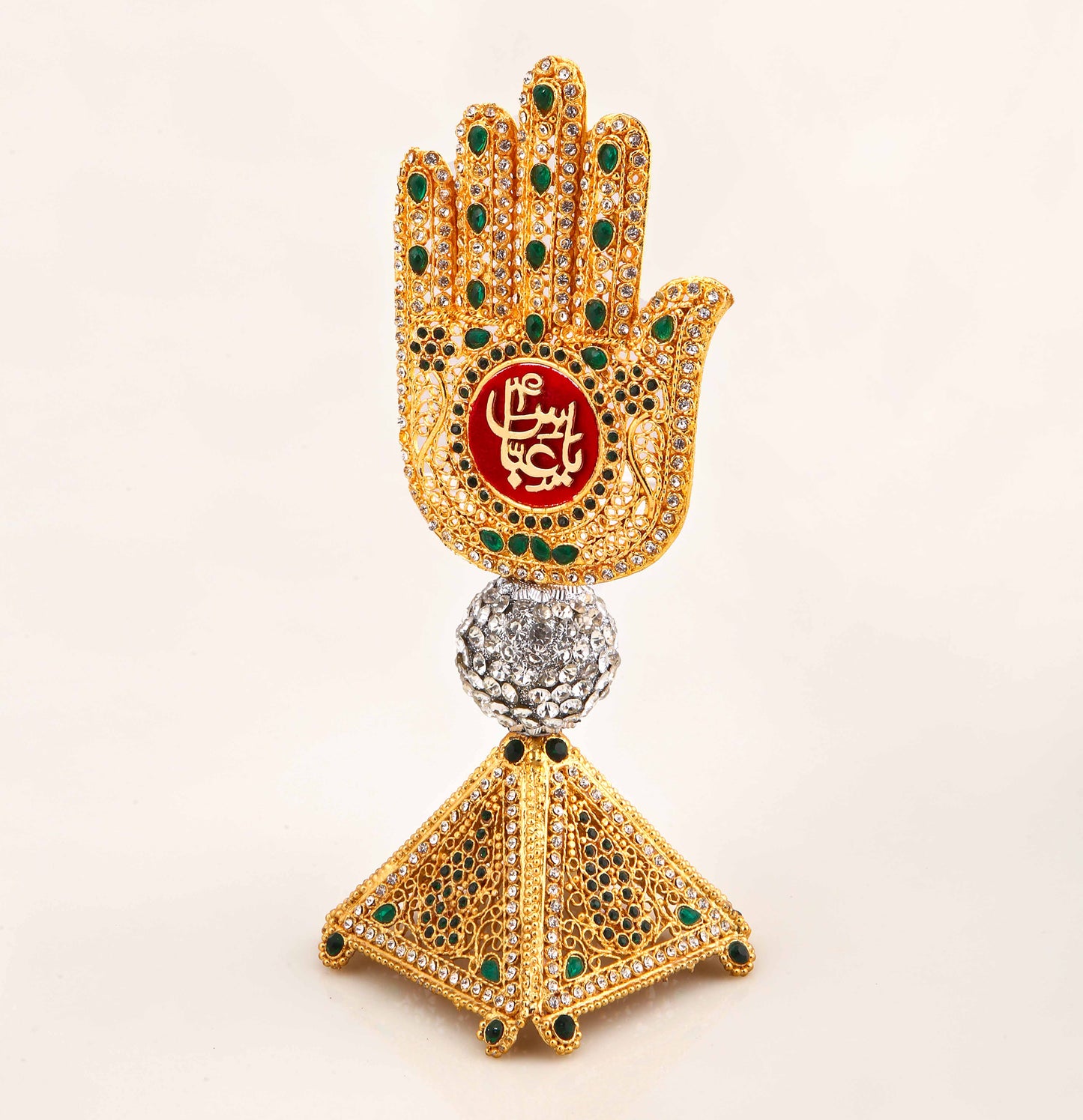 Ya Abbas (as) Multi Stone Work Panja Stand Enhance Your Home Azakhana with Devotion