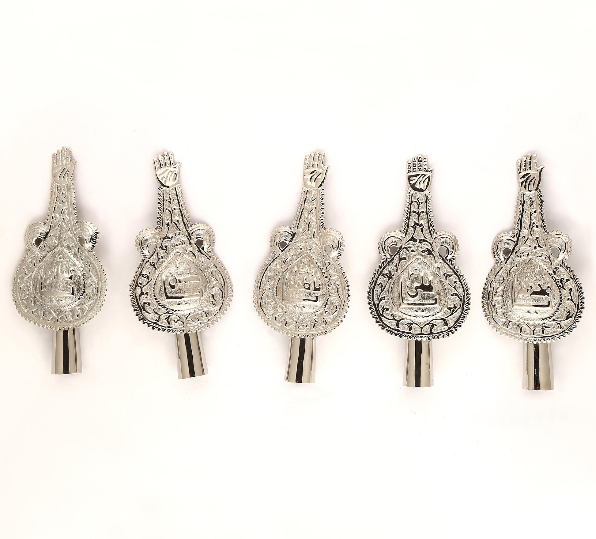 Enhance Your Home Azakhana with the Exquisite Punjatan (as) Silver Crafting Panja