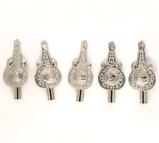 Enhance Your Home Azakhana with the Exquisite Punjatan (as) Silver Crafting Panja