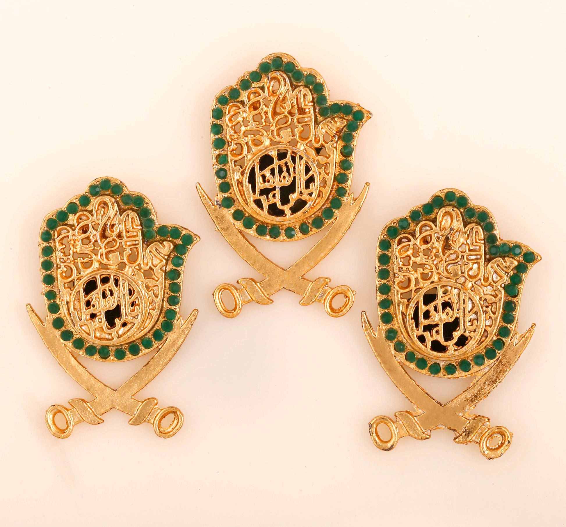 Ya Abul Fazlil Abbas (as) with Zulfiqar Remembrance Badge Pins for Mass Distribution in Majlis