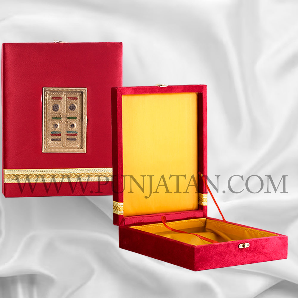 Introducing the New Quran Box in Majestic Red Velvet, Inspired by the Magnificence of the Kaaba's Gate